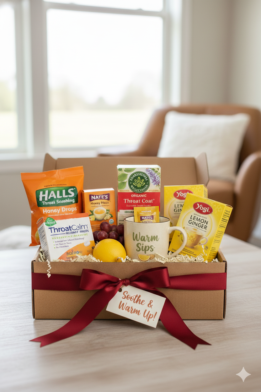 Throat Care & Soothing Support Care Package