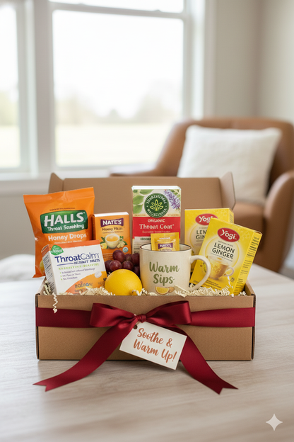 Throat Care & Soothing Support Care Package